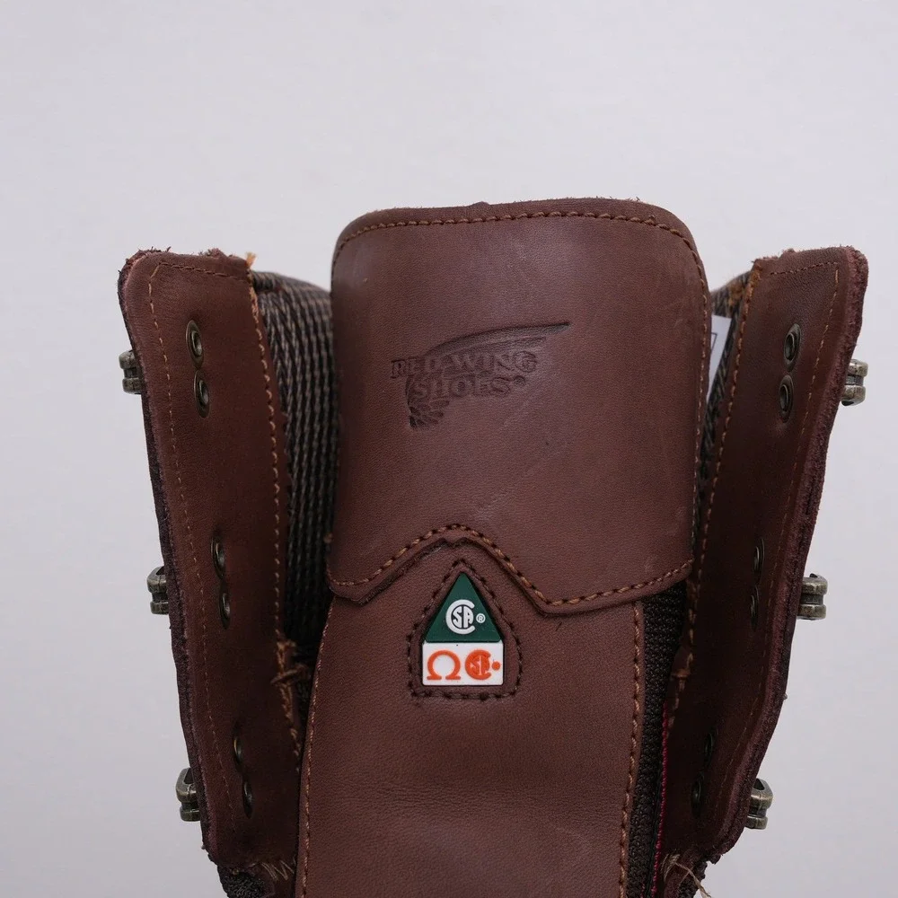 Red Wing 3573 Mens Waterproof Work Boots Non-Metallic Toe Brown Leather 14 EE‎